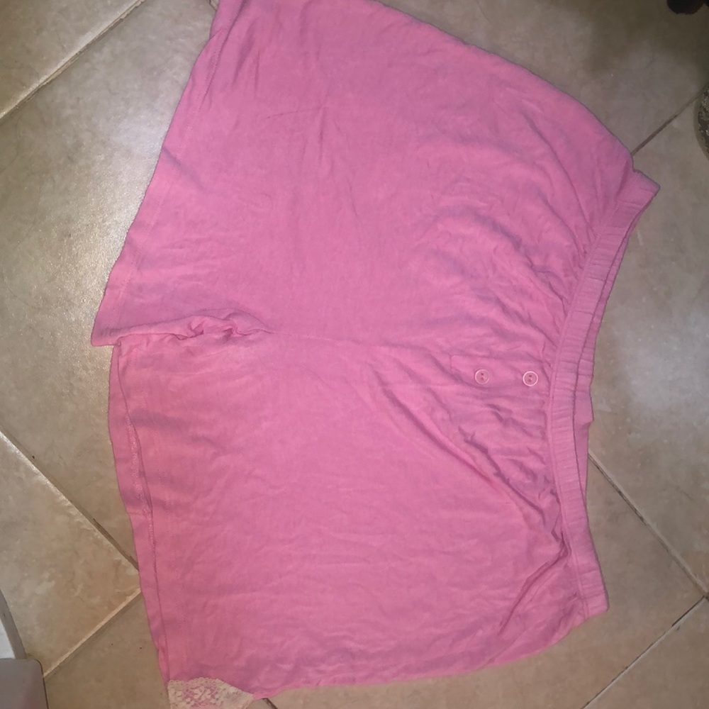 Cute pink sleeping shorts M/L